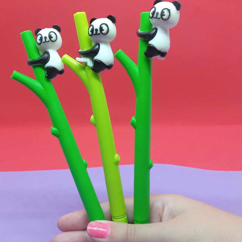 Caneta Gel Panda Bambu