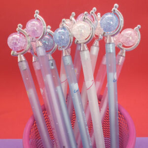 Caneta Globo Terrestre Kit 2 Unidades