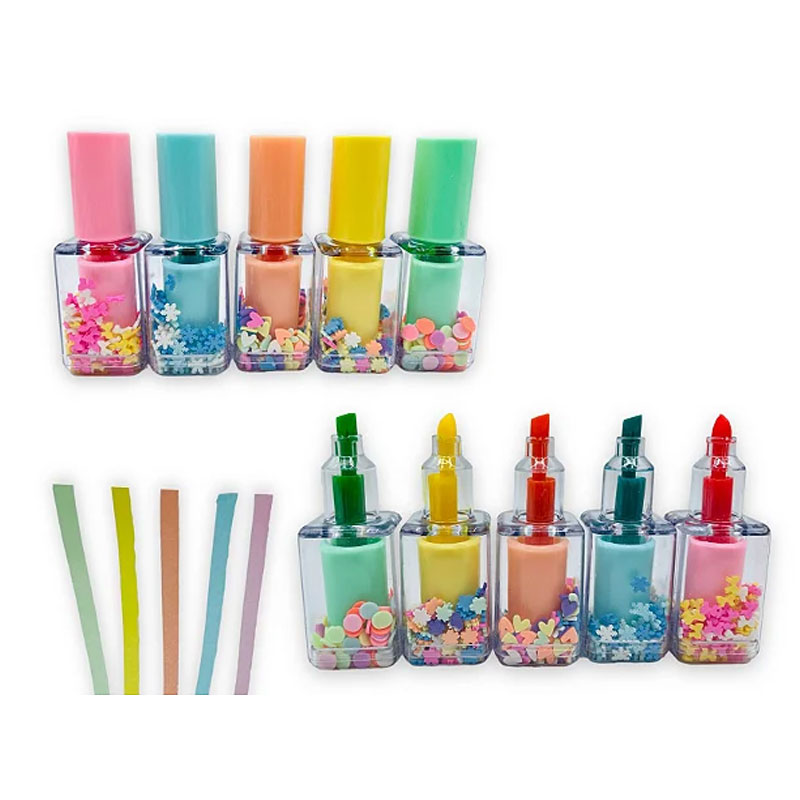 Marca Texto Esmalte Kit 5 Un.