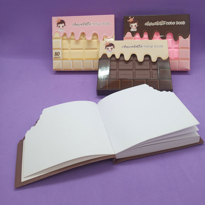Bloco de Notas Perfumado Barra de Chocolate