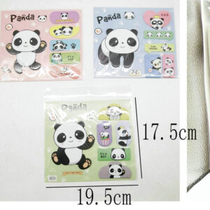 Cartela Post it Panda