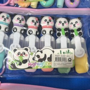 Marca Texto Pandinha Kit 6