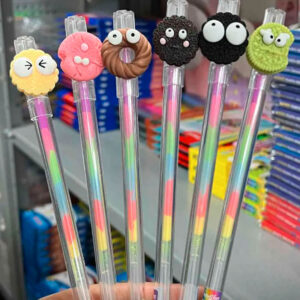 Caneta Biscoito Rainbow