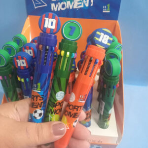 Caneta 10 Cores Futebol