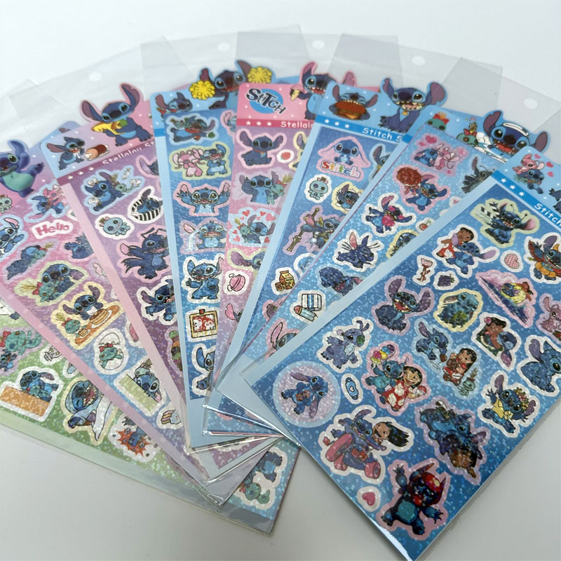 Cartela Adesivo Holográfico Stitch