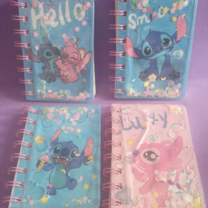 Bloco Aqua Glitter Stitch
