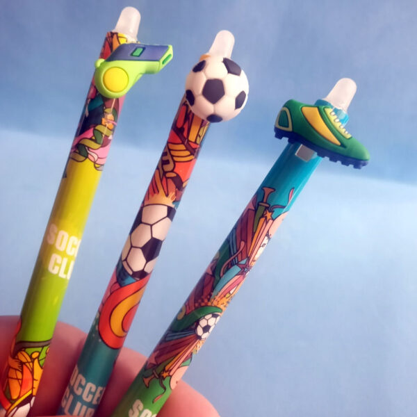 Caneta Click Apagável Futebol
