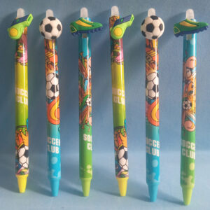 Caneta Click Apagável Futebol