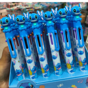 Caneta 6 Cores Stitch