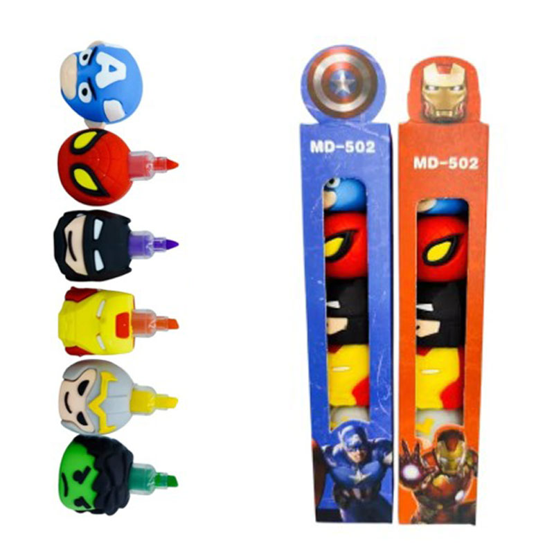 Marca Texto Empilhável Heróis