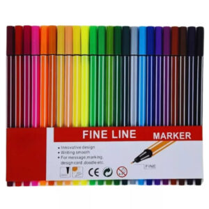 Kit com 24 canetas Fine Line