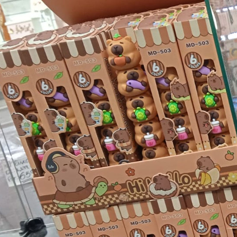 Marca Texto Empilhável Capivara