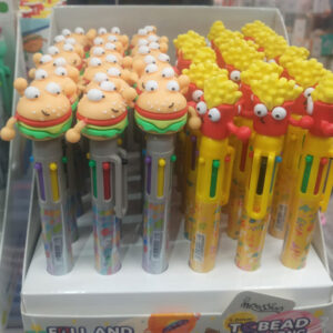 Caneta 6 Cores Fast Food