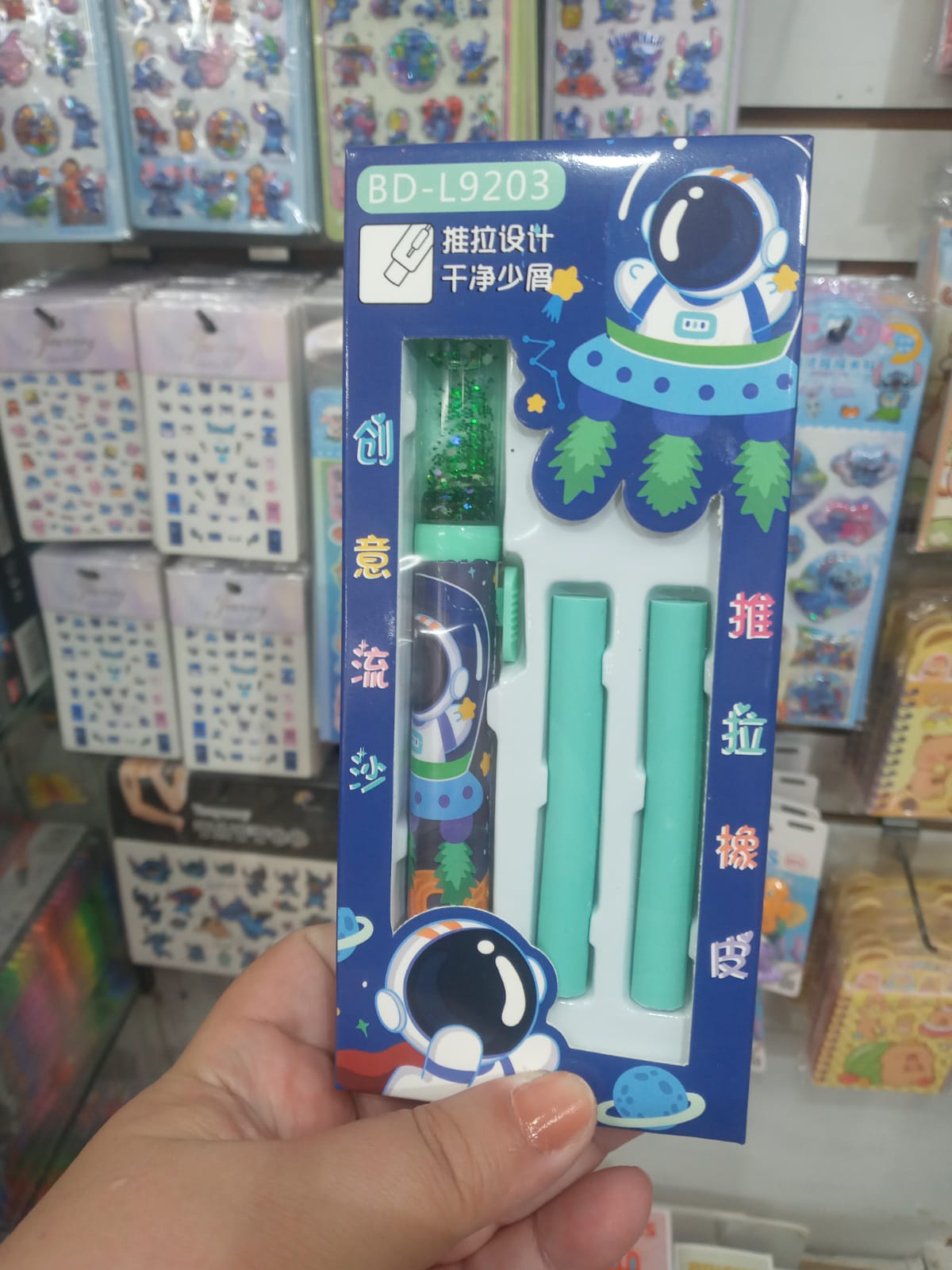 Borracha Astronauta Glitter c/refil