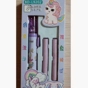 Borracha Unicórnio Glitter c/refil