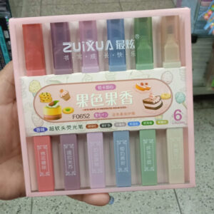 Kit 6 Marca Texto Com Cheiro