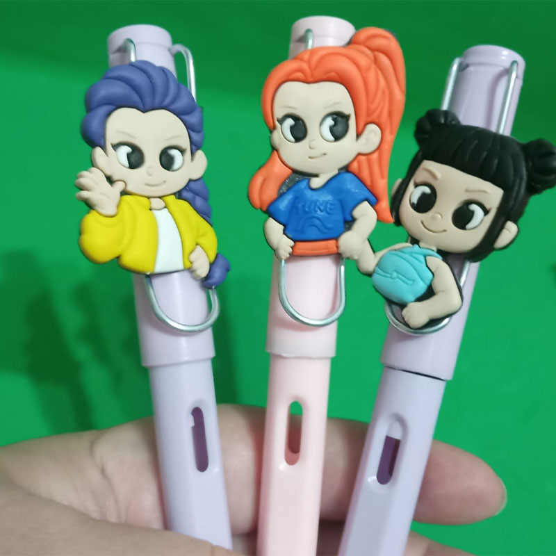 Kit 6 Lápis Infinito Temático Guerreiras Do K-Pop