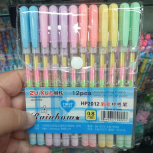 Kit de 12 cores Canetas Rainbow