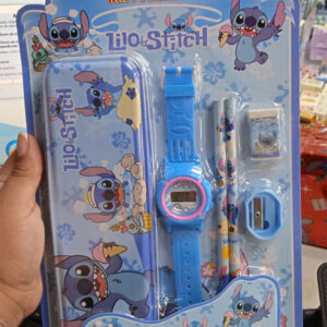 Kit Escolar Stitch (Relógio)