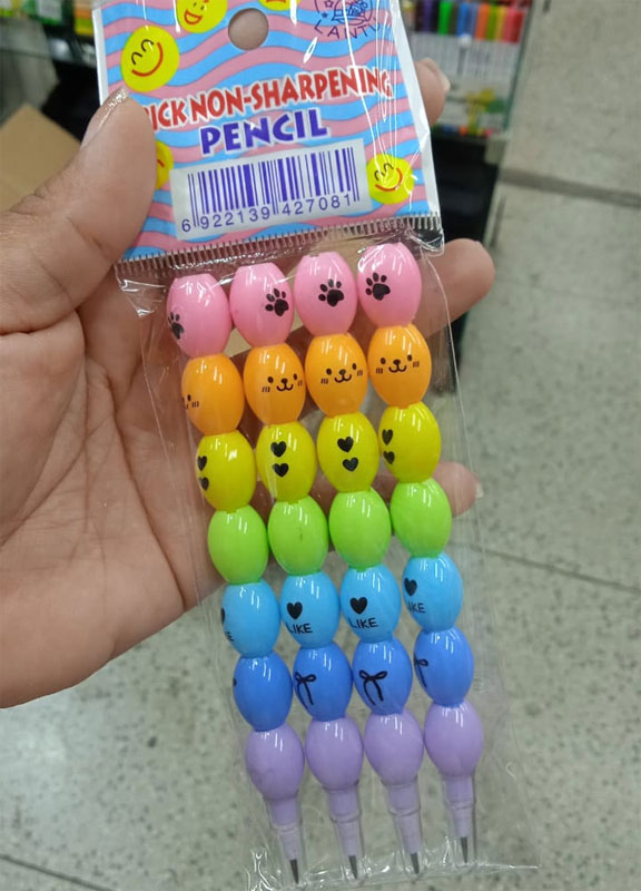 Kit 4 Lapiseira Troca Ponta Modelo 7