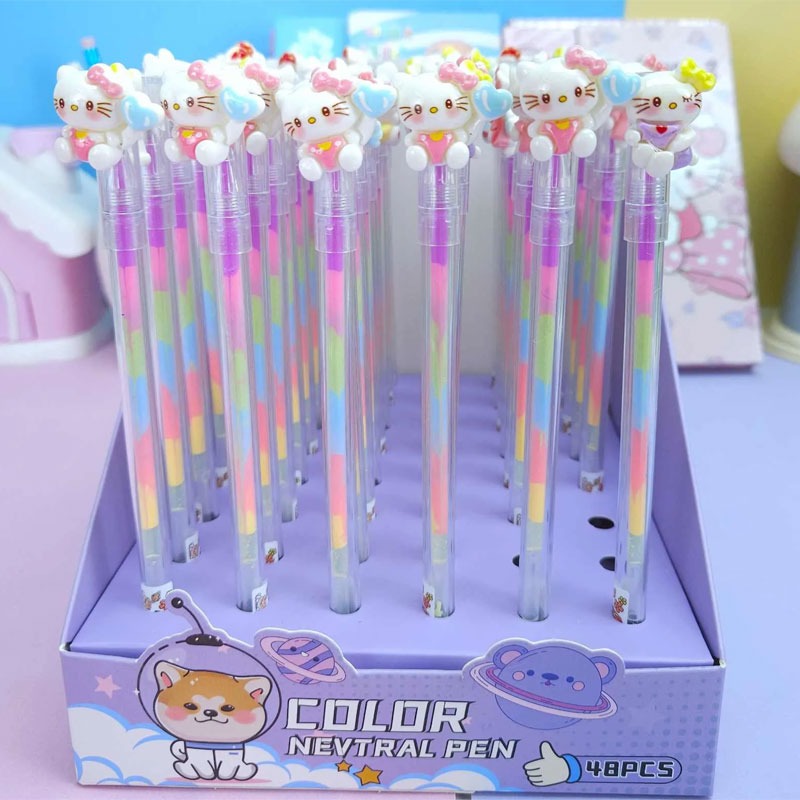 Caneta Raimbow Hello Kitty