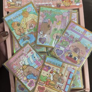 Bloquinho c/ Adesivos Capivara