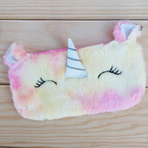 Estojo de Pelúcia Unicórnio