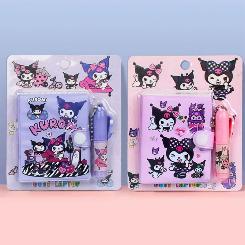 Kit Mini Caderneta e Caneta Kuromi