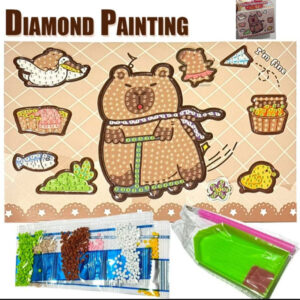 Pintura Diamante 3D Capivara Imã