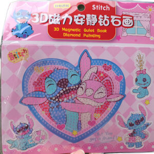 Pintura Diamante 3D Stitch Imã