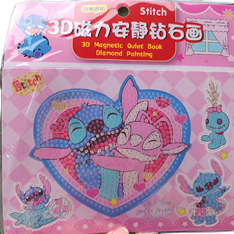 Pintura Diamante 3D Stitch Imã