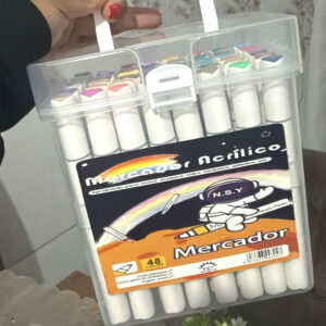 Kit com 48 Canetas Acrílicas