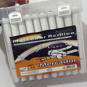 Kit com 60 Canetas Acrílicas