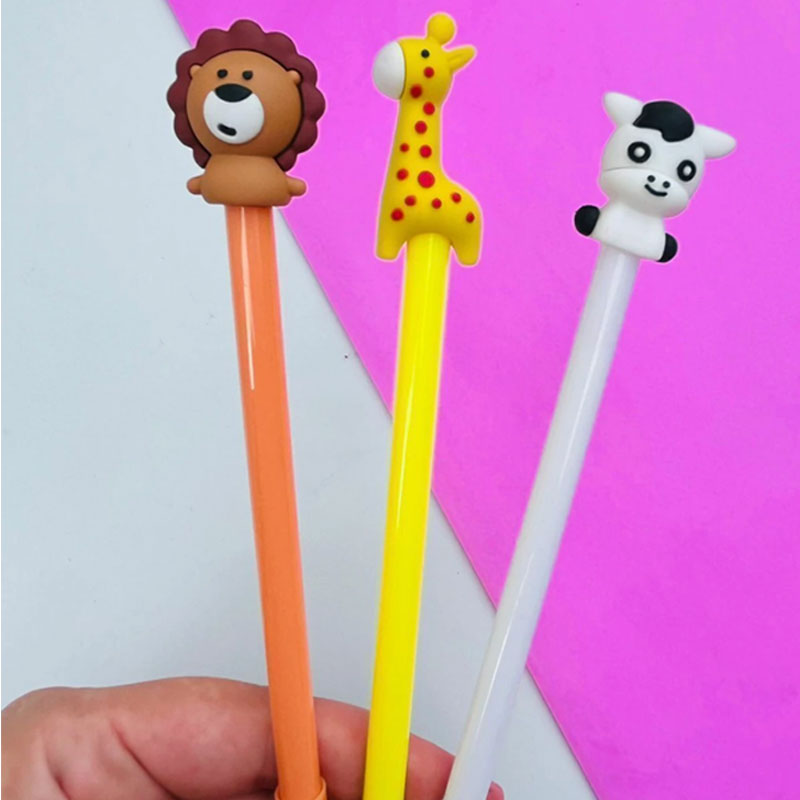 Caneta Gel Animais Zoo