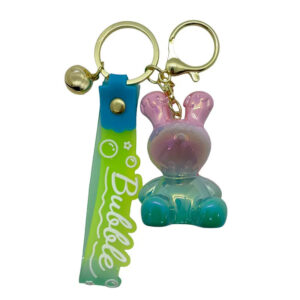 Chaveiro Coelho Translúcido Verde