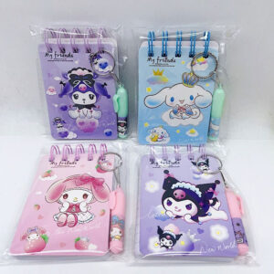 Mini Caderneta com Caneta Sanrio