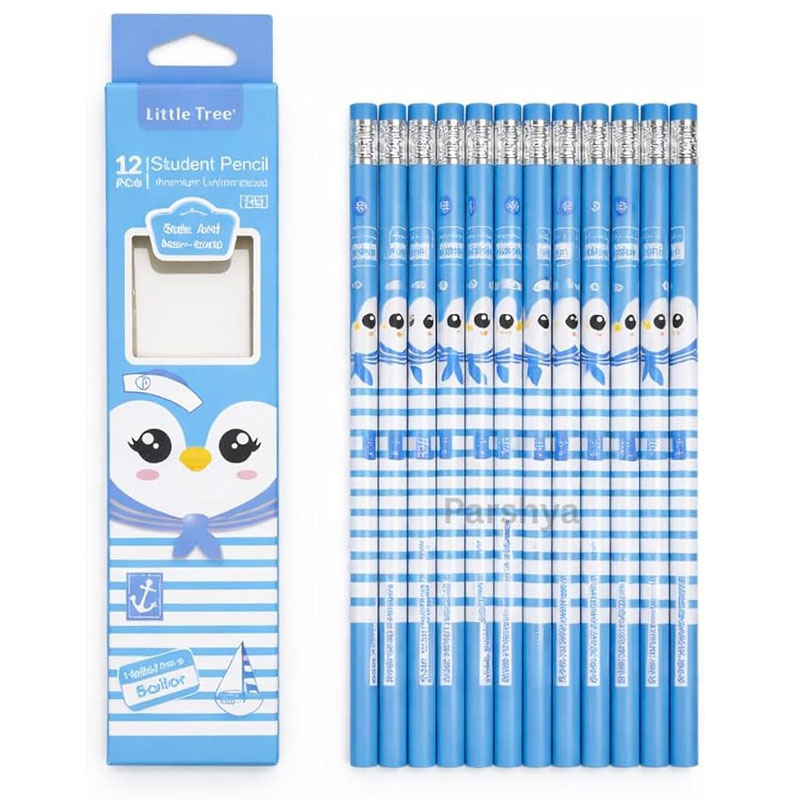 Kit 12 Lápis HB Pinguim