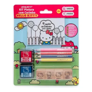 Kit Pintura e Carimbo Hello Kitty