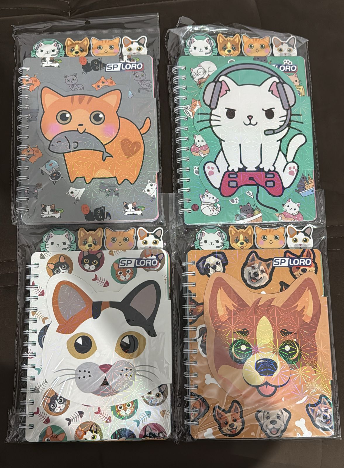 Caderno Decorado com Divisórias