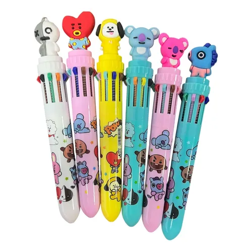 Caneta 10 Cores BTS (unidade)