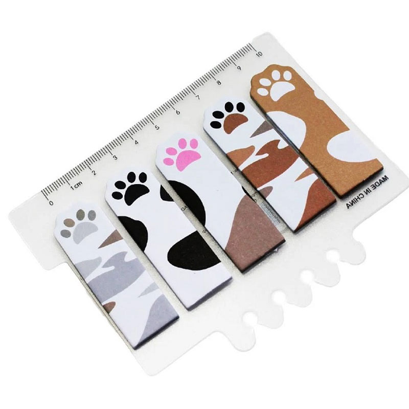 Marcador de Páginas Patinha (kit 20 Adesivos)