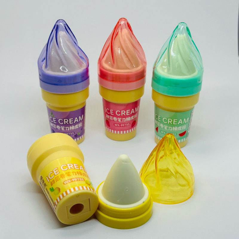 Apontador e Borracha Sorvete