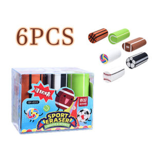 Kit 6 Borrachas de Corte Esportes