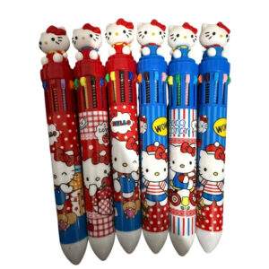 Caneta 10 Cores Hello Kitty (unidade)