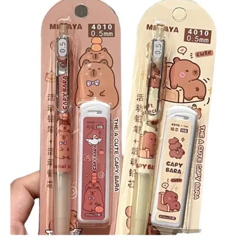 Lapiseira com Refil 0.5mm Capivara