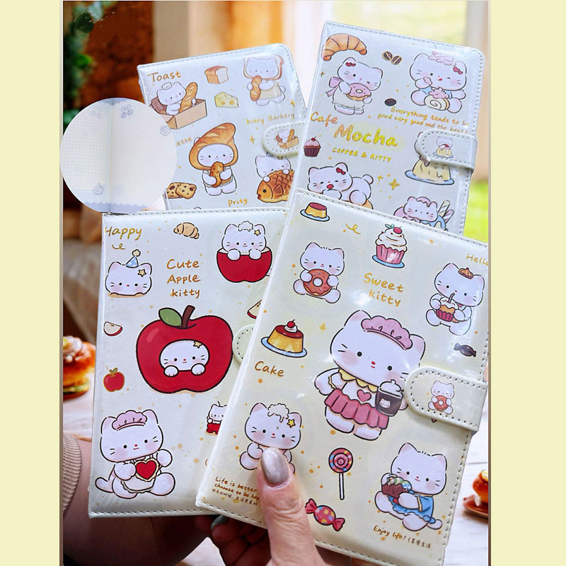 Caderno Acolchoado Sweet Kitty com Fecho