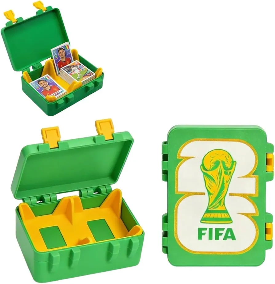 Porta Figurinhas Caixa Tema Copa do Mundo