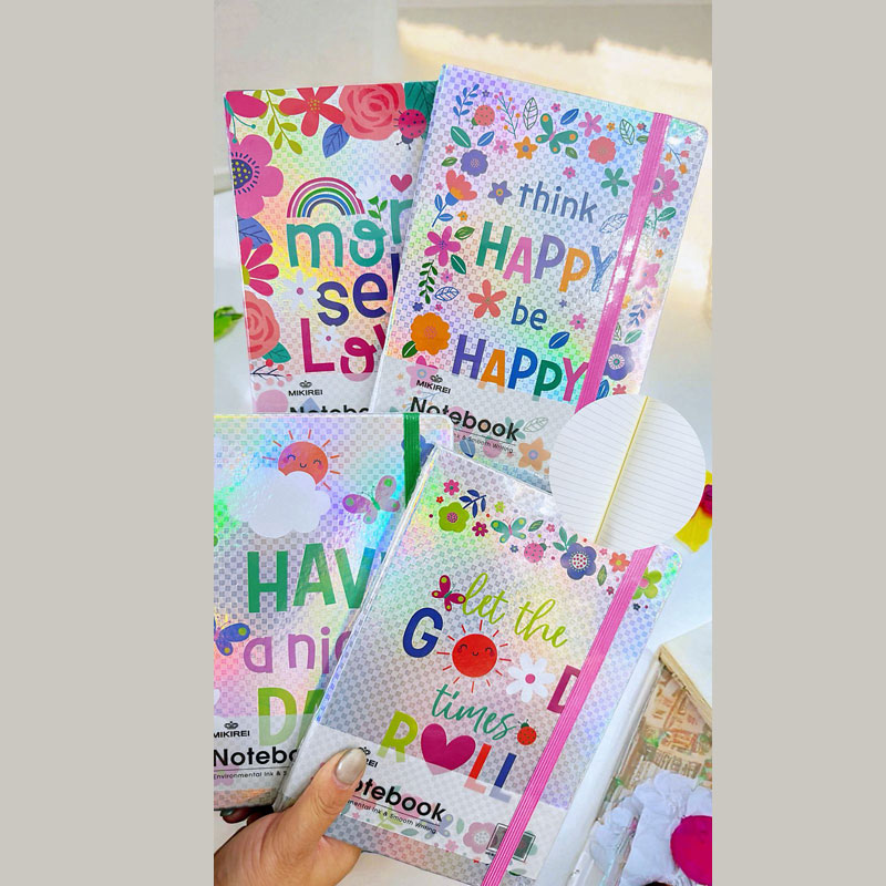 Caderno Pautado Happy Day c/ Elástico A6 96 Fls