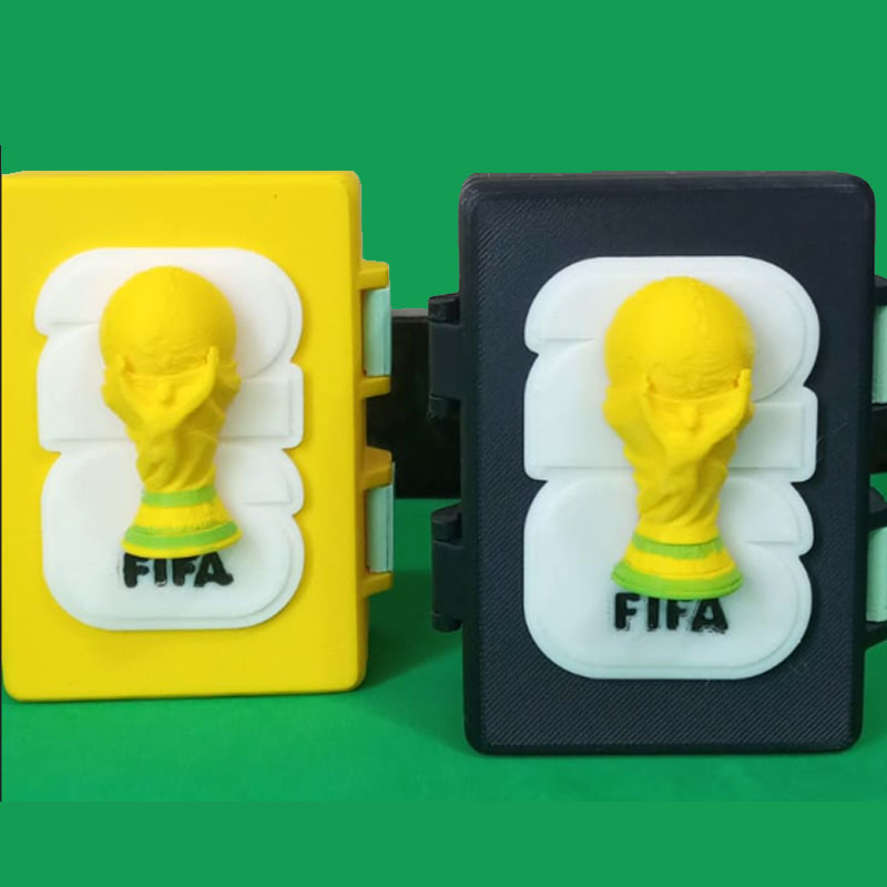 Porta Figurinhas Caixa Tema Copa do Mundo