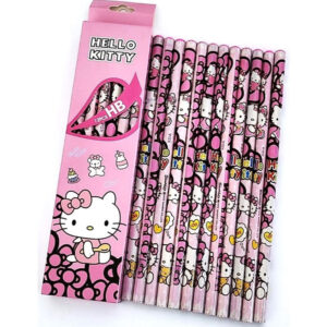Kit 4 Lápis HB Hello Kitty